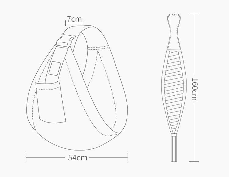 Écharpe pour nouveau-né à double usage |Maman /BabyWrap